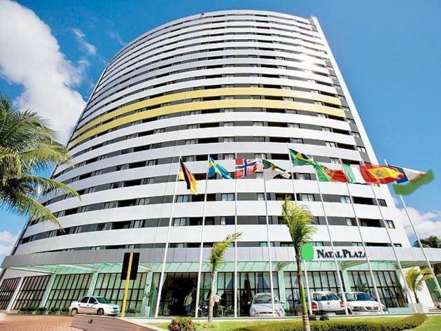 Suites Natal Plaza 4 Estrelas - Vista Mar - Ponta Negra Exteriör bild
