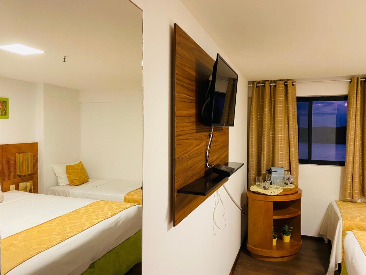 Suites Natal Plaza 4 Estrelas - Vista Mar - Ponta Negra Exteriör bild